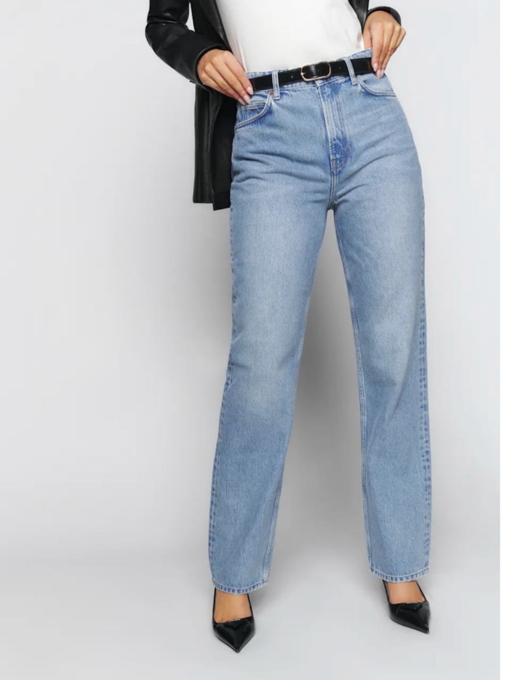 Reformation Jeans Selena High Rise Relaxed Jeans Size 27